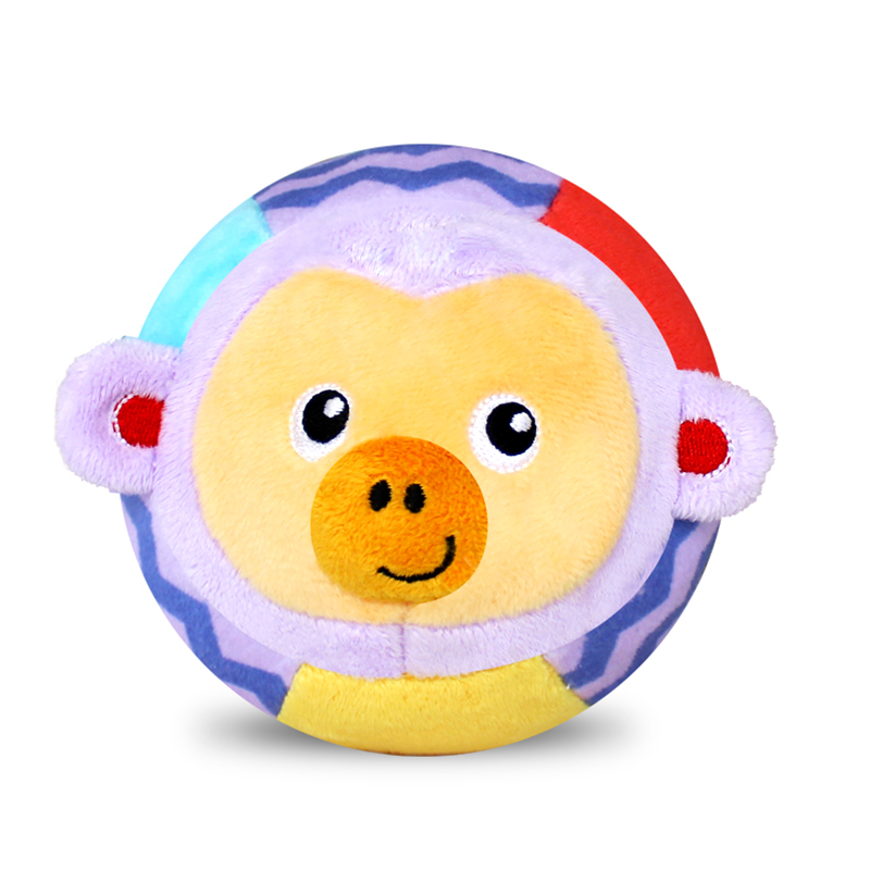 费雪(Fisher-Price)儿童玩具摇铃布球婴幼儿宝宝手抓球