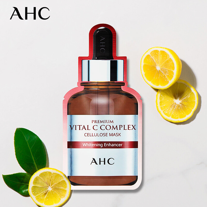 [打造水润肌肤]AHC 维生素C 淡斑凝白 面膜 5片/盒 保湿润泽