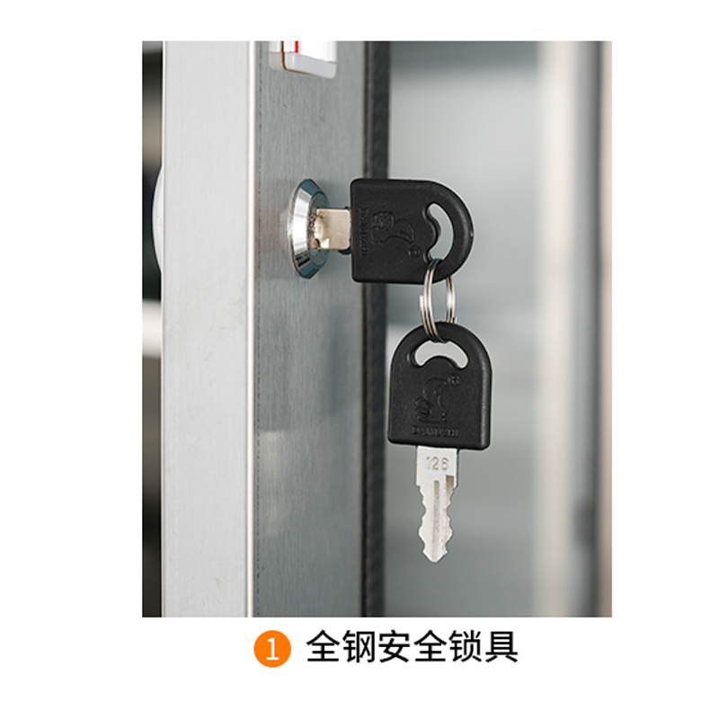 缑氏不锈钢文件柜档案柜资料柜储物柜器械柜仪器柜304全不锈钢四斗矮柜高清大图