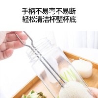 苏宁宜品不锈钢手柄海绵洗杯刷 304食品级金属手柄可替换蜂窝海绵刷头洗杯子玻璃杯保温杯茶杯咖啡杯抹布