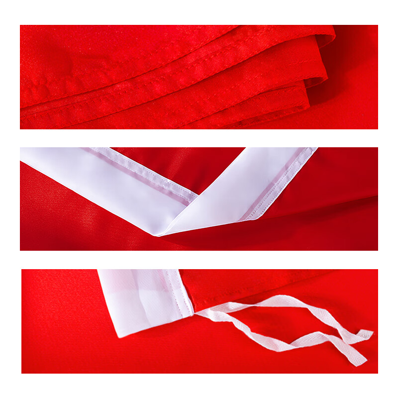 得力(deli)2号国旗/五星红旗(160*240cm) 学校户外门口店铺商场室外马路灯道旗国庆节高清大图