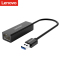 联想(Lenovo)A518 USB转网口转接器RJ45千兆网转换器扩展转接头适用于苹果Mac小米华为笔记本电脑
