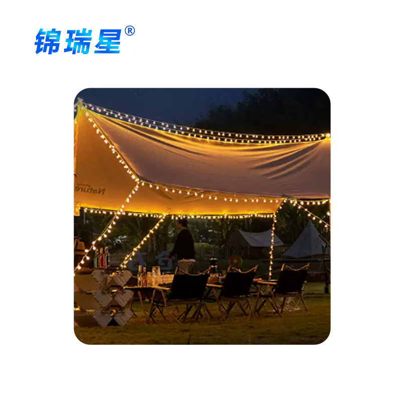 锦瑞星装饰彩灯串加密太阳能T-50M/条高清大图