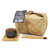 湖南安化黑茶 白沙溪一级散茶 2013年天尖茶竹篓装2000g陈茶老茶