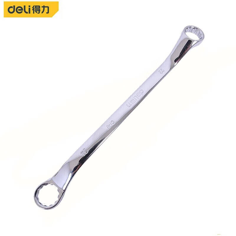 deli得力DL190809双梅花快扳8x9mm铬钒钢(银)(把)