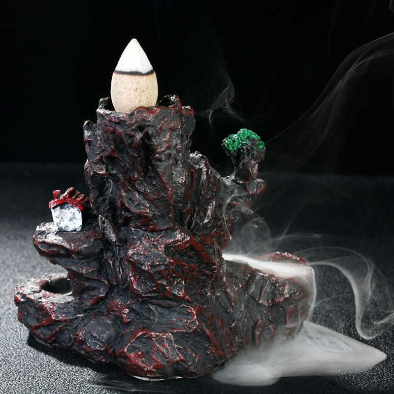 檀香 倒流香粒卧室香薰炉檀香熏香蚊香盘香塔香创意香炉