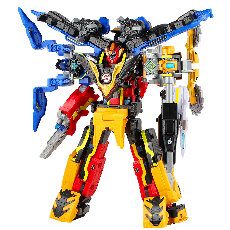 巨神战击队3超救分队男孩变形机器人金刚旋天爆裂玩具