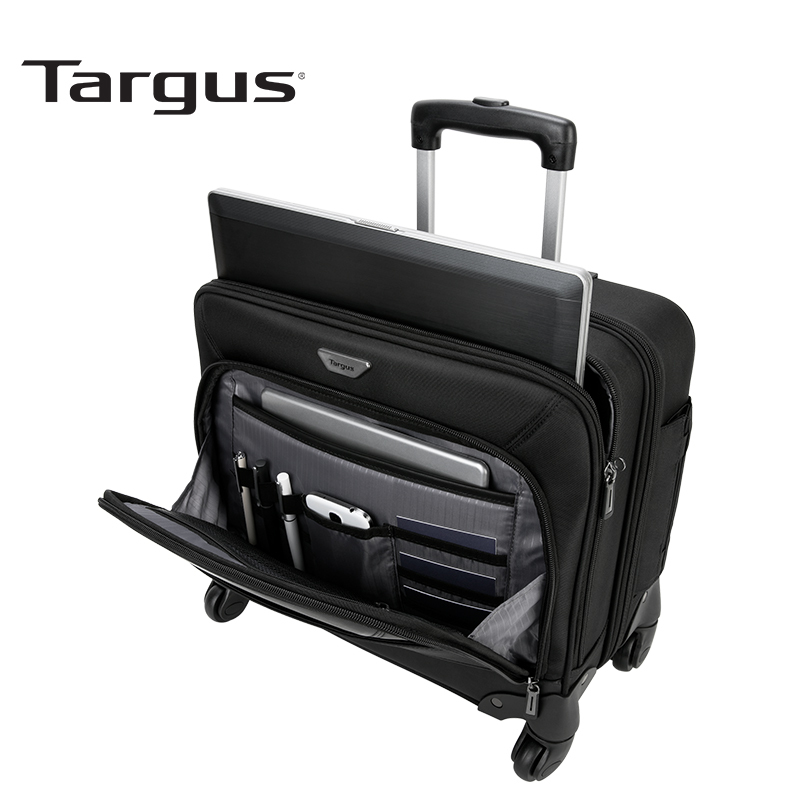 Targus/泰格斯电脑商务登机拉杆箱防泼水360度万向轮行李包男022 TBR022黑色