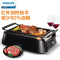 飞利浦(Philips)HD6371/91牛排机 家用少烟电烤炉烧烤炉电烤盘烤肉铁板烧商用烧烤机 单台装