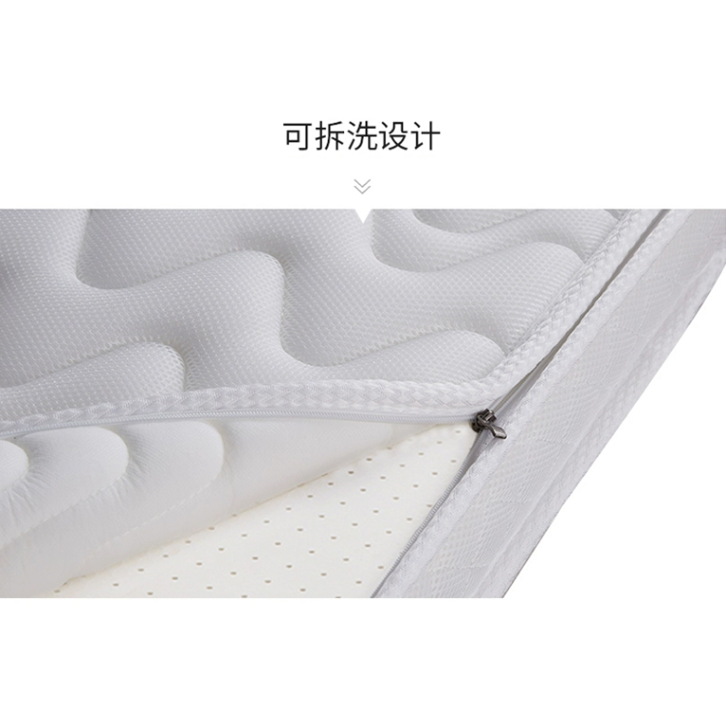 乙壬椰棕床垫家用棕垫C12cm3D(0胶水天然椰棕+2cm乳胶+软硬两用+全拆洗)1800mm*2000mm高清大图