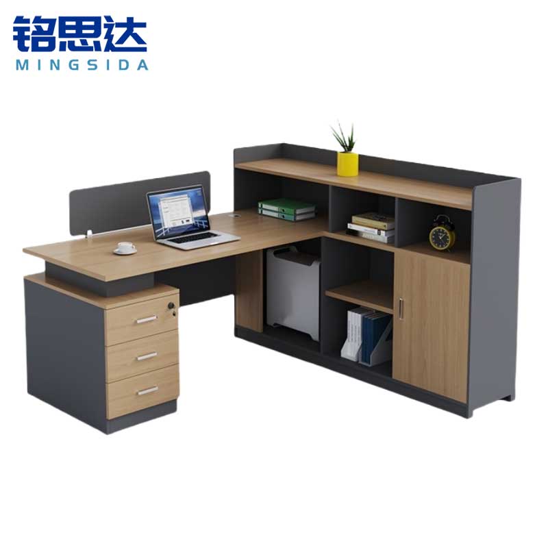 铭思达屏风工位单人含柜套高清大图