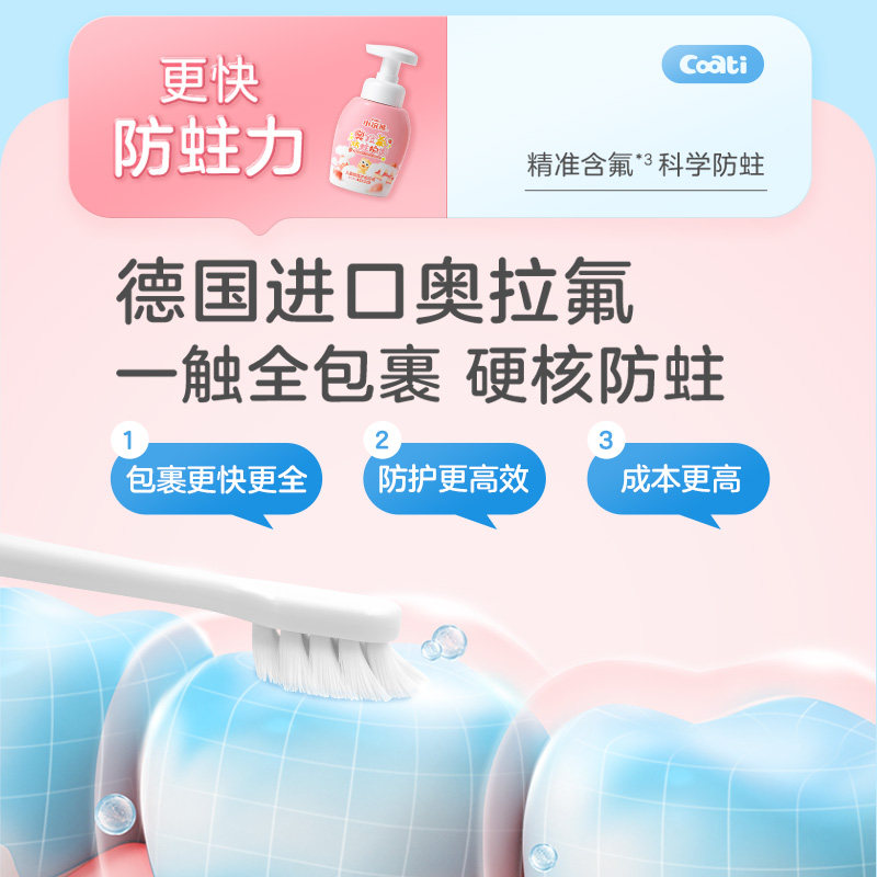 小浣熊奥拉氟牙膏高清大图