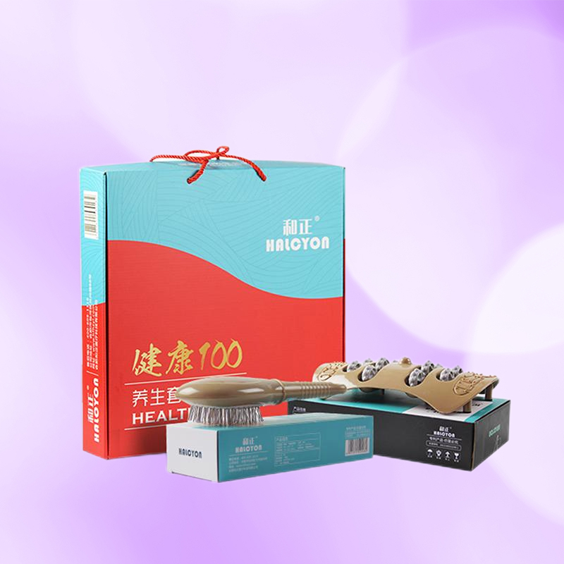 和正(HEZHENG) 按摩套装(气囊按摩梳普通款HZ-HCS(1)+足底按摩器HZ-ZDA-1)高清大图