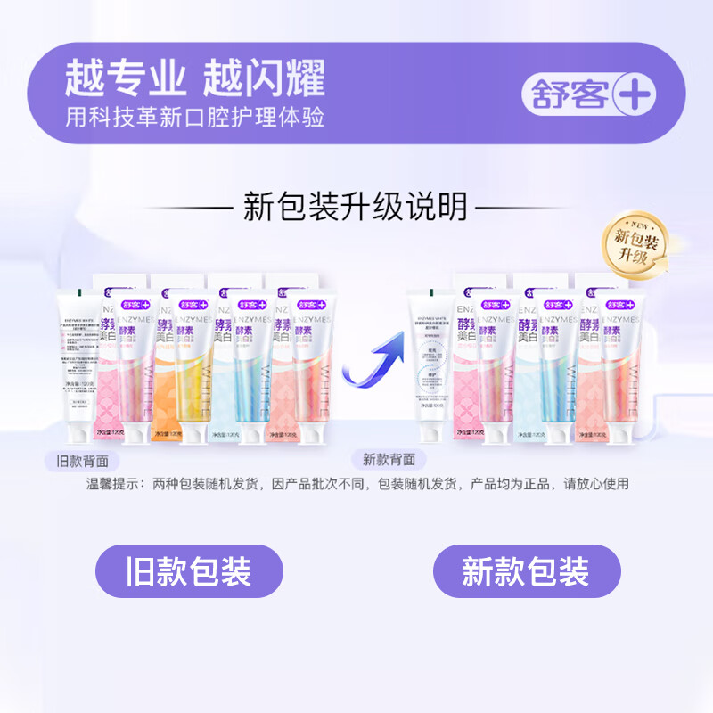 舒客法国天然酵素牙膏(鲜萃青柠)-120g高清大图