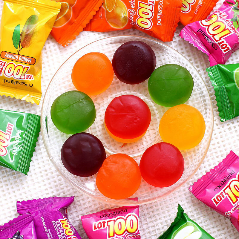 马来西亚进口一百份黑加仑味150g果汁软糖qq糖橡皮糖儿童零食喜糖果糖