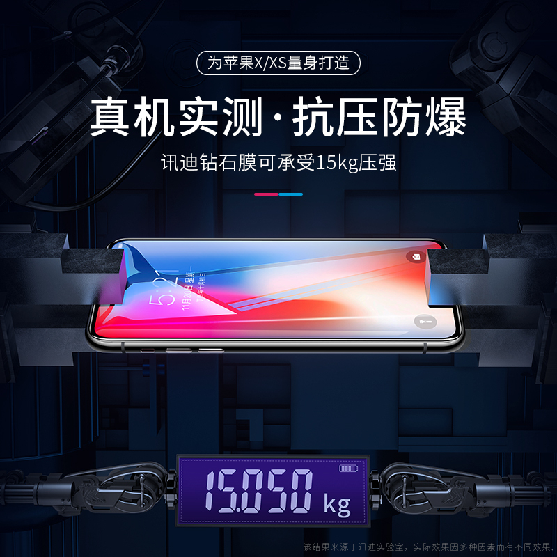 讯迪苹果13钢化膜iphone13promax手机12贴膜mini全屏防摔全覆盖