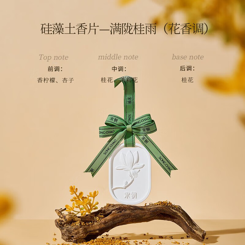 宋朝暗香疏影硅藻土香挂庭院栀子15g(固体香薰)高清大图