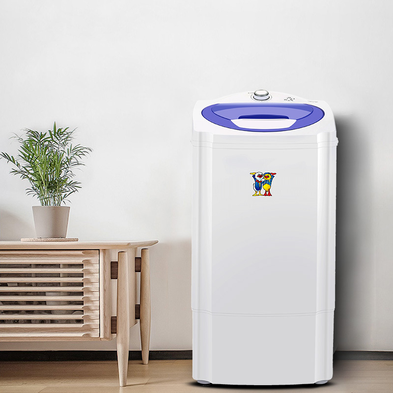 小鸭牌55kg脱水机迷你半自动单筒甩干机小型家用出租房甩干桶干衣机t5