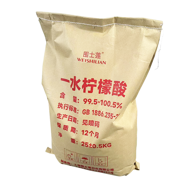 围士莲 一水柠檬酸 99.5-100.5% 25KG 袋高清大图
