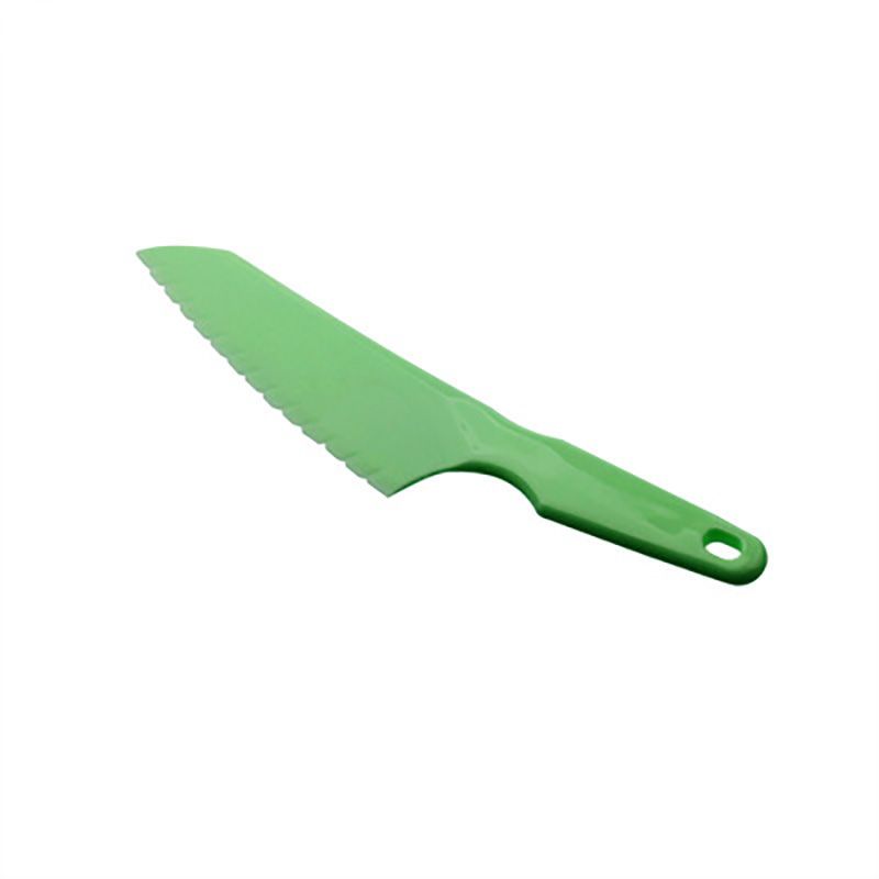 草绿色儿童塑料刀幼儿园用安全水果刀具瓜果刀不伤手玩具菜刀过安检