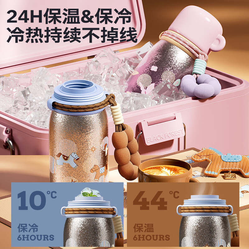 物生物peekaboo钛杯-梦蝶粉高清大图