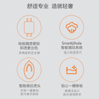 Midea/美的 YG-ZE1W挂烫机 家用服装店挂烫机白鲸仿蒸汽挂烫机双杆电熨斗 水箱容量2L 智能感应