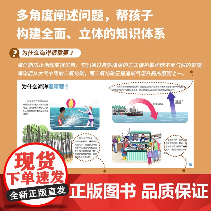 我的小问题第7辑全8册 儿童书籍科普绘本阅读启蒙亲子博物大百科全书海洋 糖自信幼儿十万个为什么4-6-8岁书亲亲科学图高清大图
