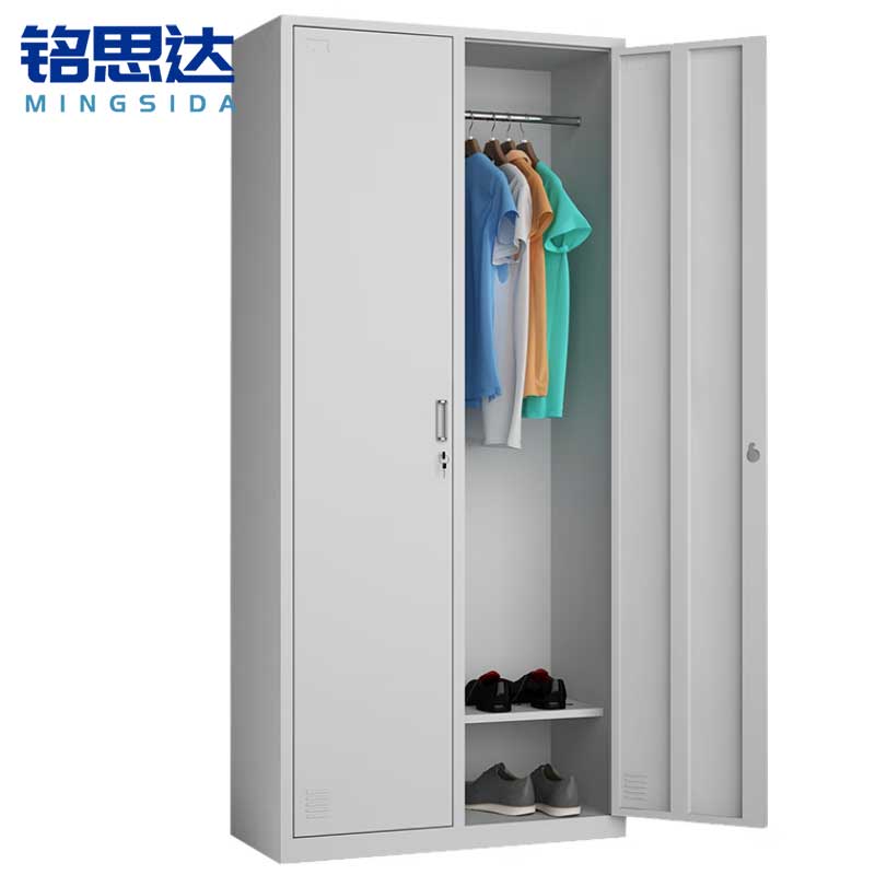 铭思达更衣柜二门台高清大图