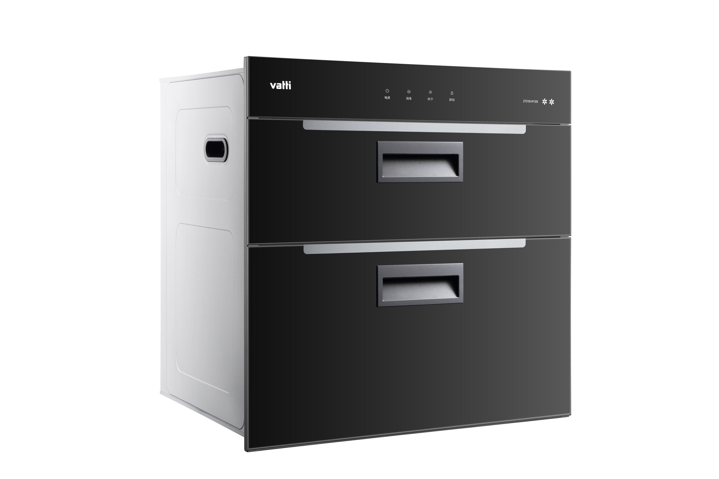华帝(vatti)W1309消毒柜 紫外线+臭氧 二星消毒 100L大容量 消毒烘干一步到位 低温呵护 不伤餐具高清大图