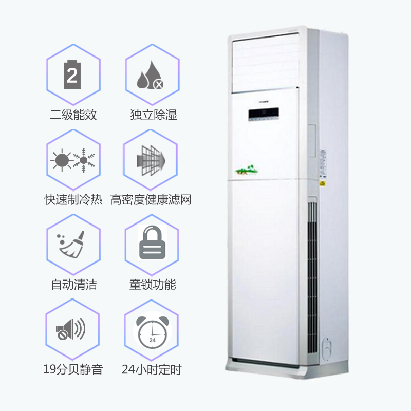 格力柜机空调(GREE) 5匹 3级 定频 冷暖KFR-120LW/(12568S))NhAc-3