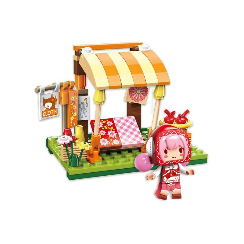 乐高积木迷你世界盲盒乐园小店装扮系列拼装人偶卡通公仔组装玩具