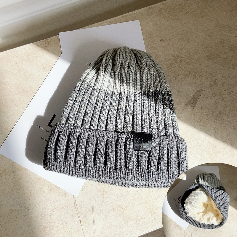 帽子闪电客男士冬天加绒保暖线帽针织帽男潮毛线帽男生棉帽男款冬季