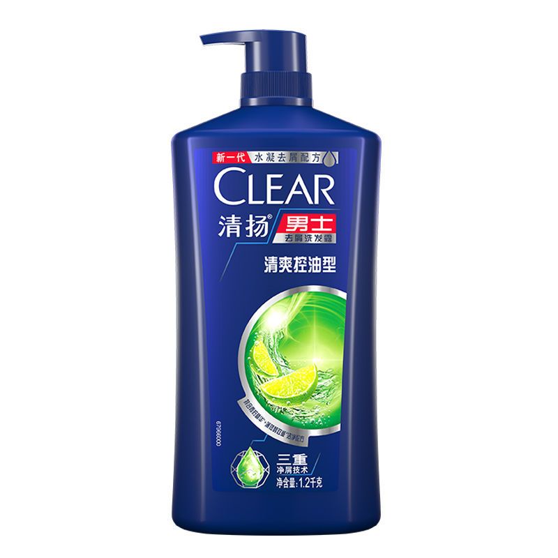 清扬洗发水露洗头膏留香去屑控油去油男士用大瓶家庭装牌