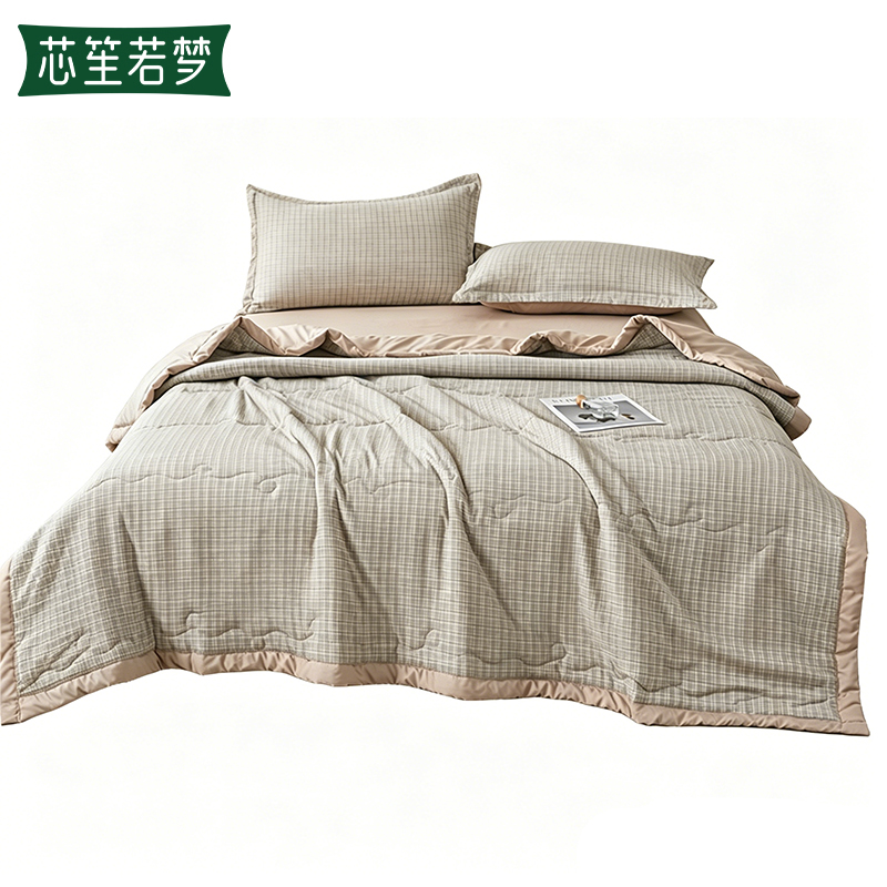 芯笙若梦 夏凉被 150*200cm 床高清大图