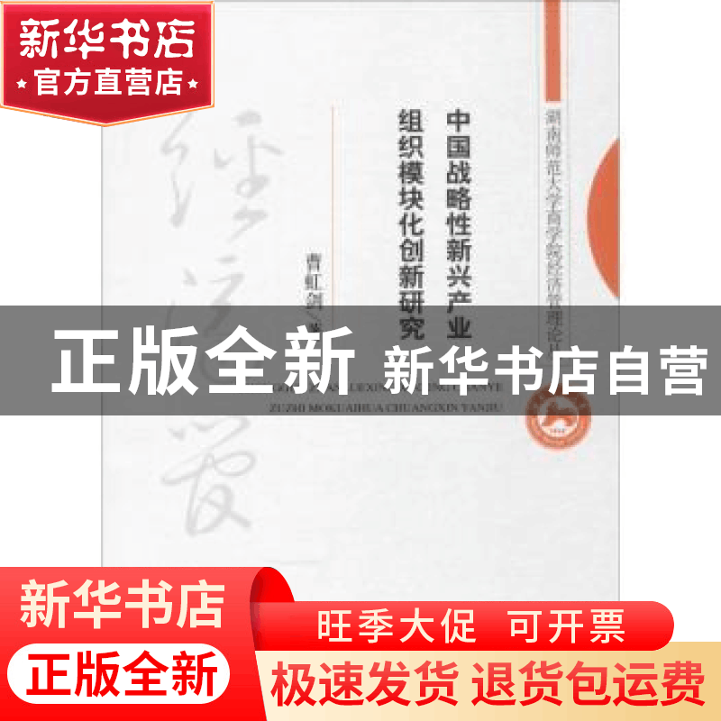 正版 中国战略性新兴产业组织模块化创新研究 曹虹剑著 经济科学图片