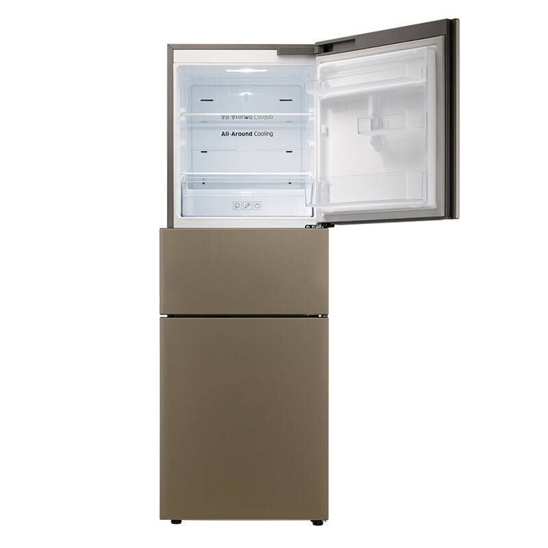 三星(SAMSUNG) BCD-265WMTISK1 家用280升风冷无霜智能变频三门电冰箱 全环绕气流 宽带变温 金色