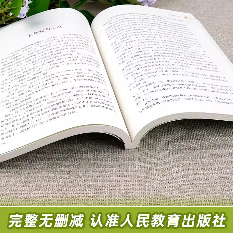 [人教版14册]七八九年级上下册初中必读名著十二本 [正版]昆虫记原著完整版法布尔人民教育出版社 八年级上册必读课外书人