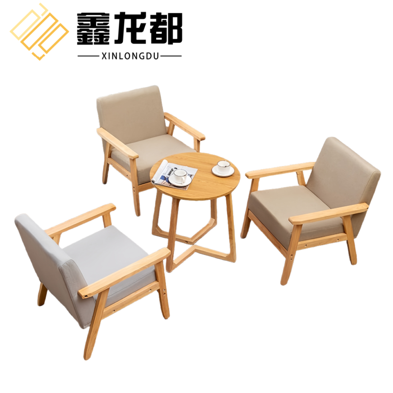 鑫龙都 休闲桌椅一桌三椅60cm套
