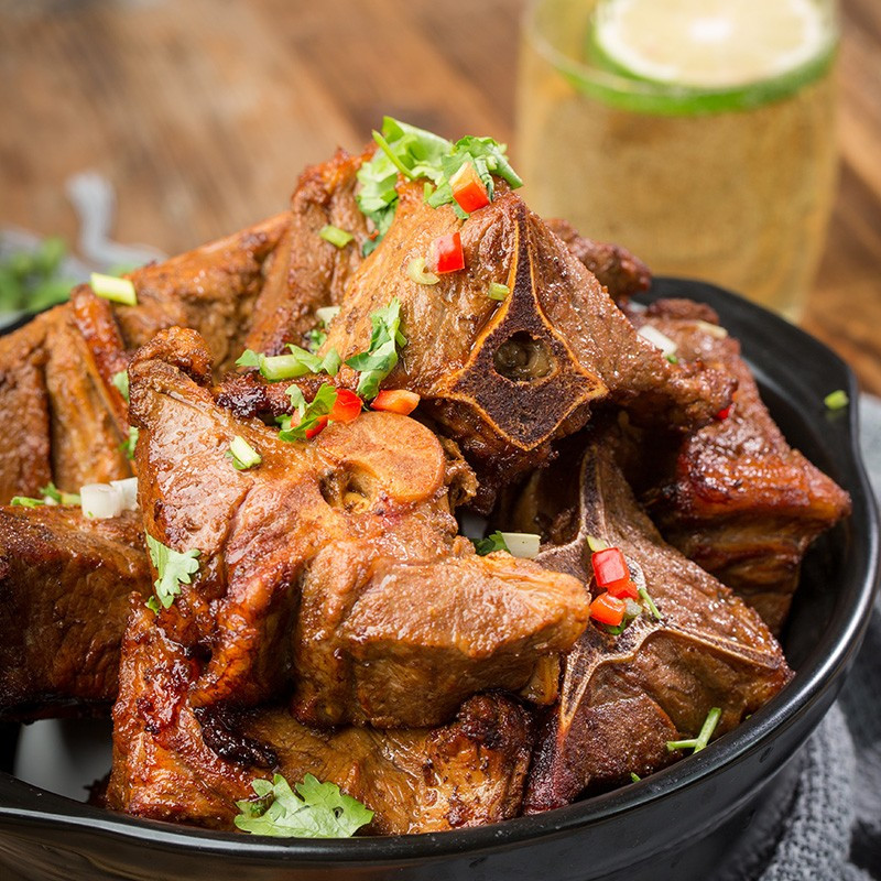 阿勒穆斯羊脊骨羊蝎子500g3袋内蒙新鲜羊脖骨脊骨羊肉冷冻生鲜羊蝎子