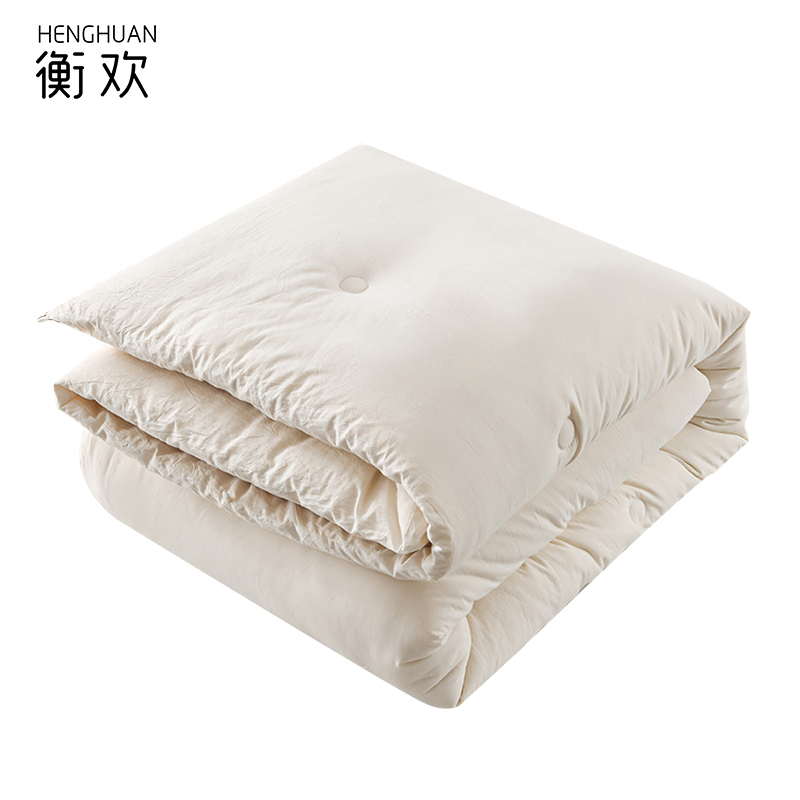 衡欢(HENGHUAN)大豆纤维被棉被褥羽丝绒保暖被芯通用1.5m床6斤秋冬被 RZ-BZ02/床