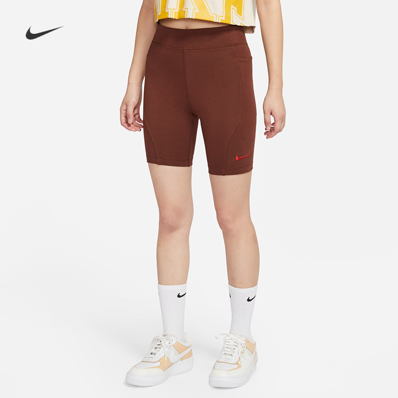 nike耐克短裤运动休闲速干透气弹力紧身女裤dq6163217z