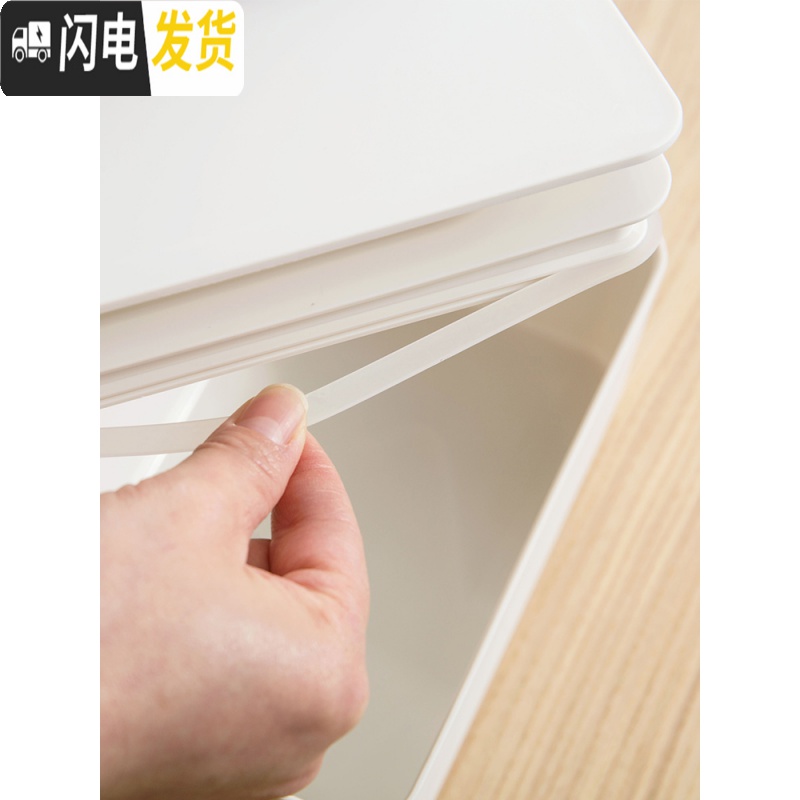 三维工匠湿纸巾盒桌面密封湿巾收纳盒家用防尘带盖湿纸巾盒子抽纸盒高清大图