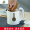 全自动上水电热烧水壶玻璃底部抽水泡茶炉茶台烧水壶电磁炉煮茶器 FENGHOU 经典白配蒸茶滤网(桶装水款式)