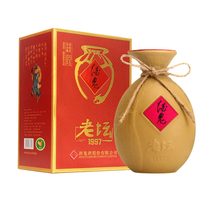 [官方授权]酒鬼酒52度老坛1997品鉴级500ml*6瓶装整箱白酒粮食酒高清大图