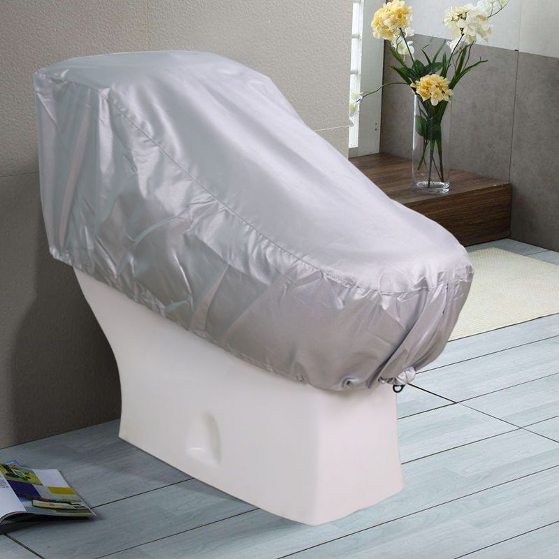 智能马桶罩防水罩坐便器全包罩水箱罩马桶盖罩通用防溅水防淋浴套银色