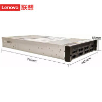 联想(Lenovo) SR668 V2 机架式服务器 至强金牌6330*2/256GB/1.92TB固态*8