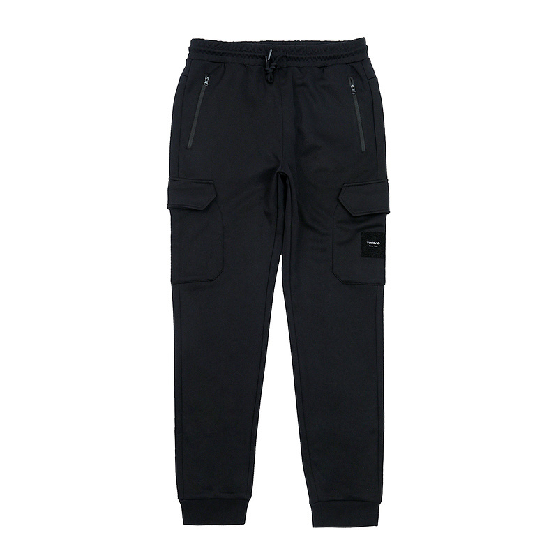 探路者秋冬季加厚保暖卫裤男士运动户外休闲长裤男式多口袋手感柔软保暖旅行出游卫裤