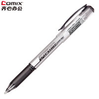 齐心 GP338 超大笔头签字笔1.0mm 黑