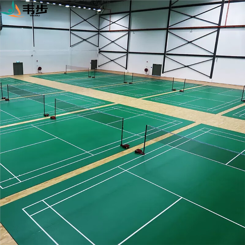 韦步排球场地胶运动地板室内防滑地板pvc地胶垫宝石纹4.5mm 宝石纹6.0mm一平方