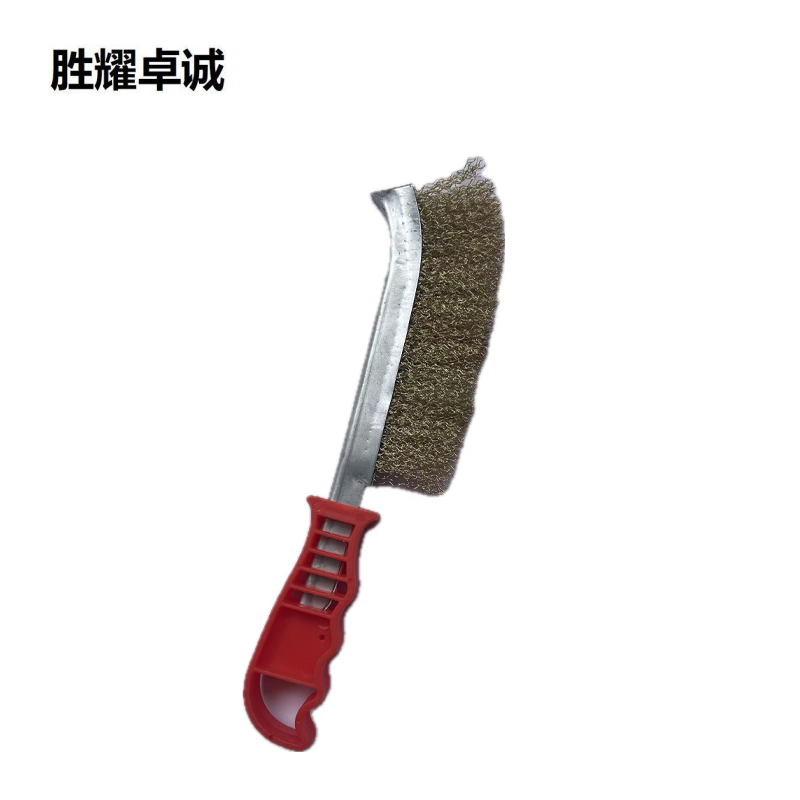 胜耀卓诚 钢丝刀型除锈刷 塑料手柄 把高清大图